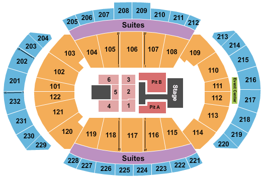 T-Mobile Center Teddy Swims Seating Chart